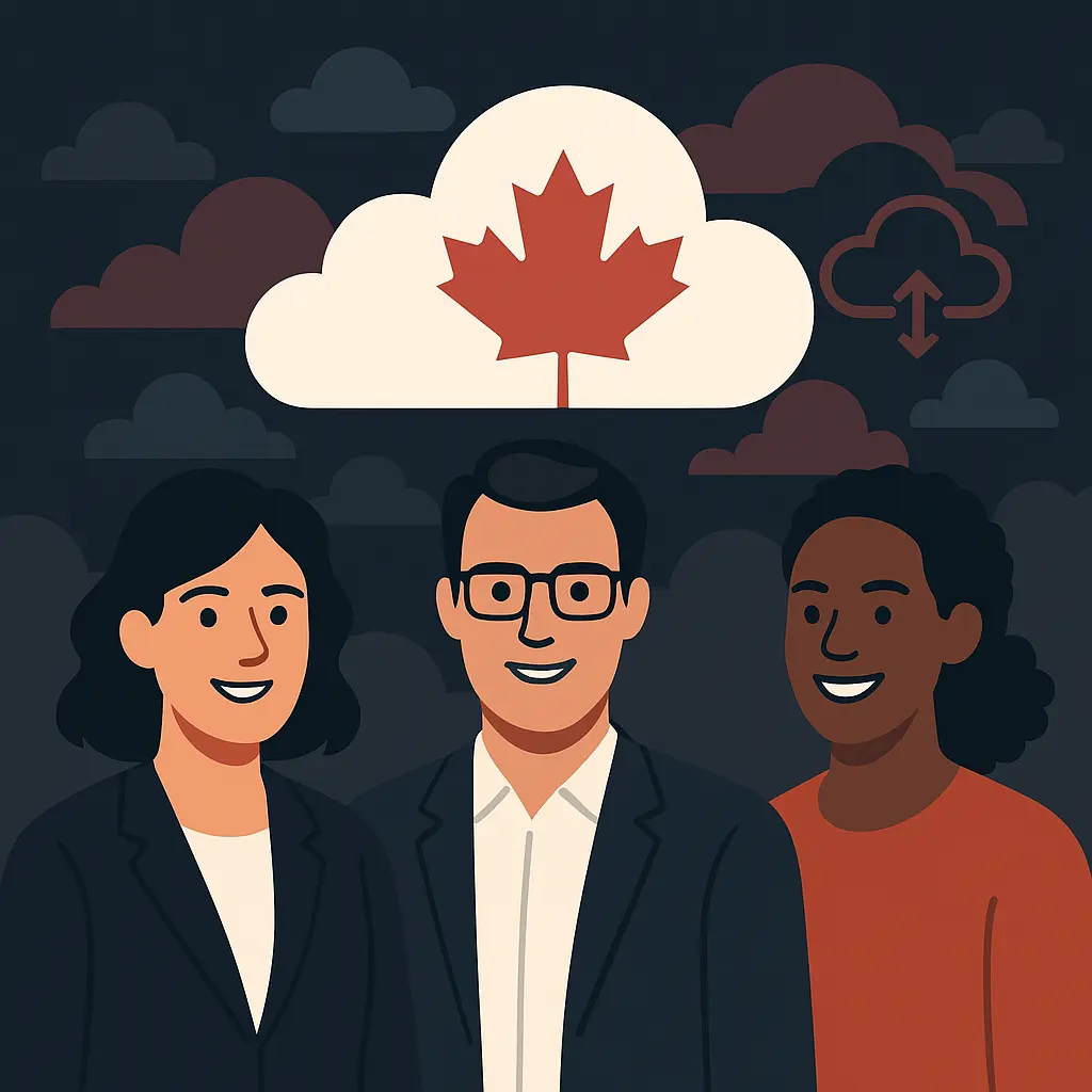 Diverse professionals or industry collage